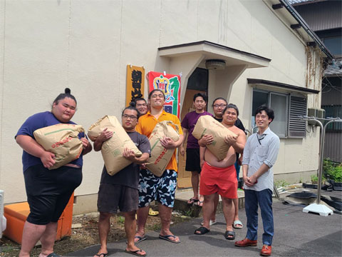 お米の大量注文