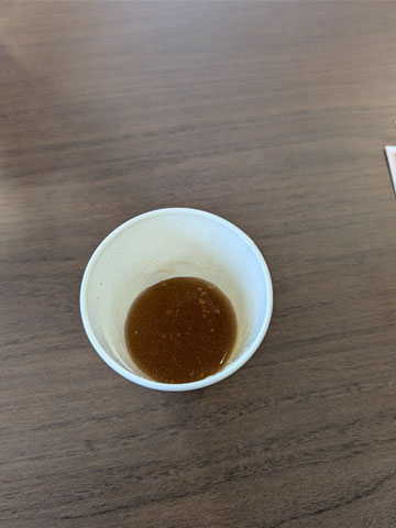 とろみのついたお茶